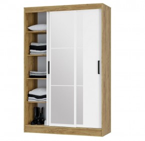 Шкаф-купе Тайм ШКК-03 (крафт/белый) в Нефтекамске - neftekamsk.mebel24.online | фото 3