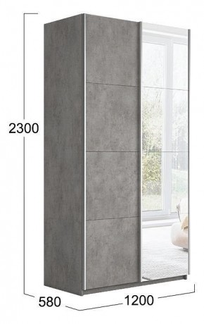 Шкаф-купе Траст СШК 2.120.60-11.13 в Нефтекамске - neftekamsk.mebel24.online | фото 3