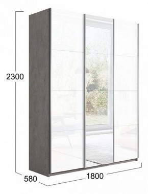 Шкаф-купе Траст СШК 2.180.60-15.13.15 в Нефтекамске - neftekamsk.mebel24.online | фото 3