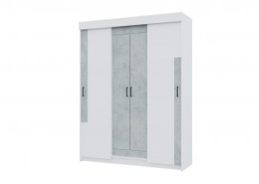 Шкаф-купе VICTOR (Белый-Бетон) в Нефтекамске - neftekamsk.mebel24.online | фото