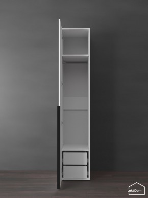Шкаф Linnea MHR-1-3 2050х400х510 (Белый-М 11.1.1) в Нефтекамске - neftekamsk.mebel24.online | фото 6