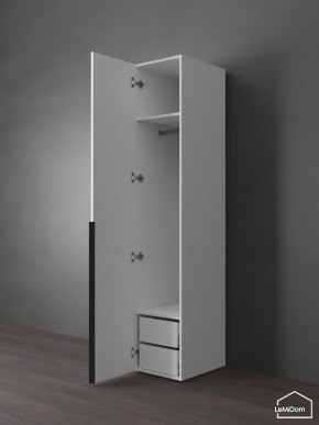 Шкаф Linnea MHR-1-3 2050х400х510 (Белый-М 11.1.2) в Нефтекамске - neftekamsk.mebel24.online | фото 5