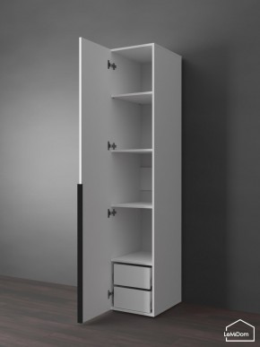 Шкаф Linnea MHR-1-3 2050х400х510 (Белый-М 11.1.2) в Нефтекамске - neftekamsk.mebel24.online | фото 5