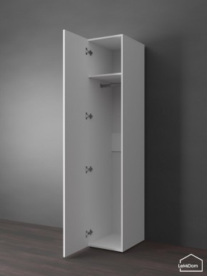 Шкаф Linnea MHR-1PO 2050х400х510 (Белый-М 11.1.1) в Нефтекамске - neftekamsk.mebel24.online | фото 4