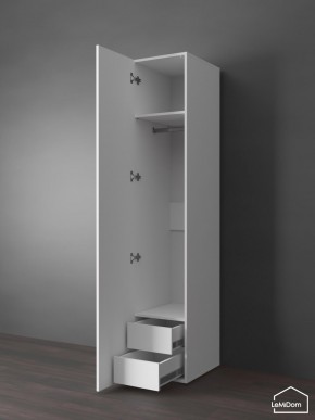 Шкаф Linnea MHR-1PO-3 2050х400х510 (Белый-М 11.1.2) в Нефтекамске - neftekamsk.mebel24.online | фото 5
