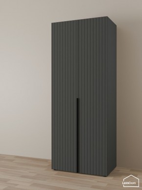 Шкаф Linnea MHR-2-2 2050х800х510 (Графит-М 11.1.25) в Нефтекамске - neftekamsk.mebel24.online | фото