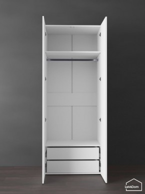 Шкаф Linnea MHR-2PO-3 2050х800х510 (Белый-М 11.1.1) в Нефтекамске - neftekamsk.mebel24.online | фото 4