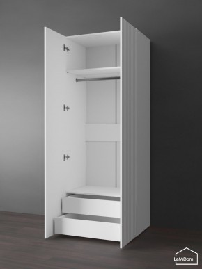 Шкаф Linnea MHR-2PO-3 2050х800х510 (Белый-М 11.1.2) в Нефтекамске - neftekamsk.mebel24.online | фото 5