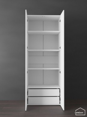 Шкаф Linnea MHR-2PO-4 2050х800х510 (Белый-М 11.1.1) в Нефтекамске - neftekamsk.mebel24.online | фото 5