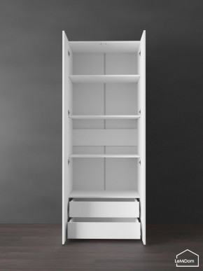 Шкаф Linnea MHR-2PO-4 2050х800х510 (Белый-М 11.1.1) в Нефтекамске - neftekamsk.mebel24.online | фото 6