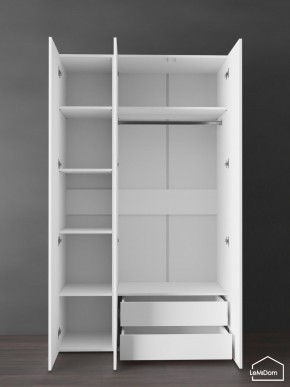 Шкаф Linnea MHR-3PO-2 2050х1200х510 (Белый-М 11.1.1) в Нефтекамске - neftekamsk.mebel24.online | фото 5