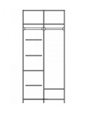 Шкаф Нинель ММ-167-01/03 в Нефтекамске - neftekamsk.mebel24.online | фото 3