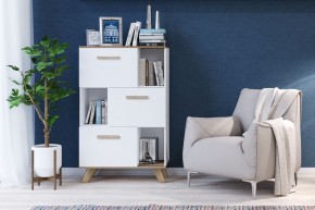 Шкаф низкий с нишами Вега Скандинавия в Нефтекамске - neftekamsk.mebel24.online | фото 4