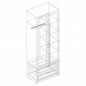 Шкаф "ДА-02" Александрия в Нефтекамске - neftekamsk.mebel24.online | фото 3