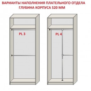 Шкаф распашной серия «ЗЕВС» (PL3/С1/PL2) Серый камень/Небраска натуральный в Нефтекамске - neftekamsk.mebel24.online | фото 10