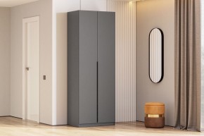 Шкаф ШК-5 + 2 полки (800) Графит серый в Нефтекамске - neftekamsk.mebel24.online | фото 2