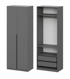 Шкаф ШК-5 + 2 полки + ящики (800) Графит в Нефтекамске - neftekamsk.mebel24.online | фото 1