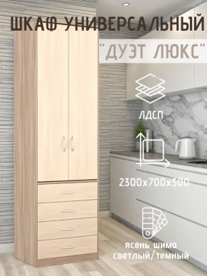 Шкаф универсальный Дуэт Люкс в Нефтекамске - neftekamsk.mebel24.online | фото 5