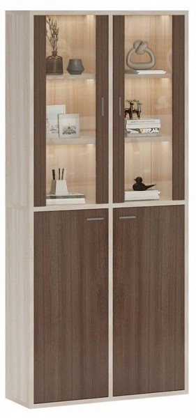 Шкаф-витрина Домино СУ(ш2в2)+2ФС+2ФГ в Нефтекамске - neftekamsk.mebel24.online | фото 2