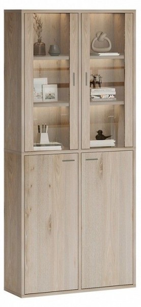 Шкаф-витрина Домино СУ(ш2в2)+2ФС+2ФГ в Нефтекамске - neftekamsk.mebel24.online | фото 2
