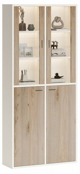 Шкаф-витрина Домино СУ(ш2в2)+2ФС+2ФГ в Нефтекамске - neftekamsk.mebel24.online | фото 3
