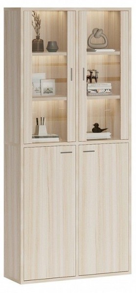 Шкаф-витрина Домино СУ(ш2в2)+2ФС+2ФГ в Нефтекамске - neftekamsk.mebel24.online | фото 2