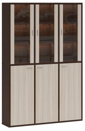 Шкаф-витрина Домино СУ(ш3в2)+3ФГ+3ФС в Нефтекамске - neftekamsk.mebel24.online | фото