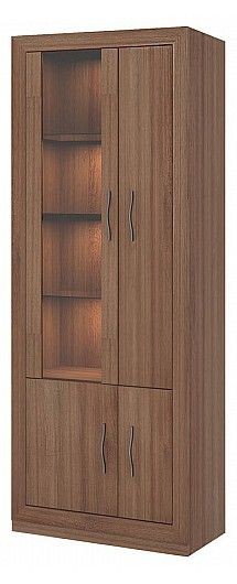 Шкаф-витрина Нобиле ШВтВ-ФСД-ФГК в Нефтекамске - neftekamsk.mebel24.online | фото