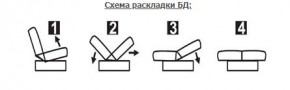 СОФИЯ ЛЮКС Диван БД (пруж.блок) в Нефтекамске - neftekamsk.mebel24.online | фото 6