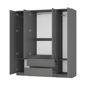 Спальня Симпл (графит) модульная в Нефтекамске - neftekamsk.mebel24.online | фото 41