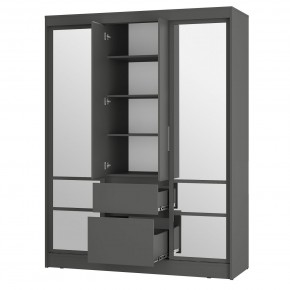 Спальня Симпл (графит) модульная в Нефтекамске - neftekamsk.mebel24.online | фото 46