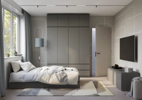 Спальня Симпл (графит) модульная в Нефтекамске - neftekamsk.mebel24.online | фото 52