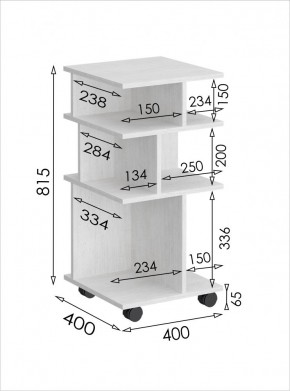 Стеллаж мобильный Вена в Нефтекамске - neftekamsk.mebel24.online | фото 3