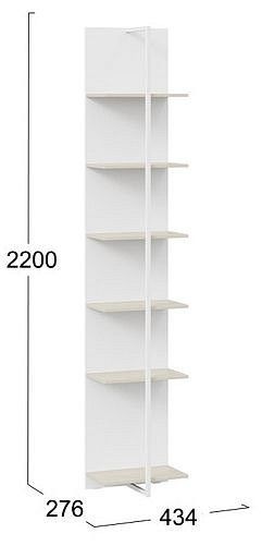 Стеллаж Сканди в Нефтекамске - neftekamsk.mebel24.online | фото 2