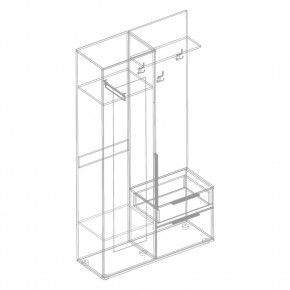 СТИЛ Прихожая (модульная) в Нефтекамске - neftekamsk.mebel24.online | фото 3