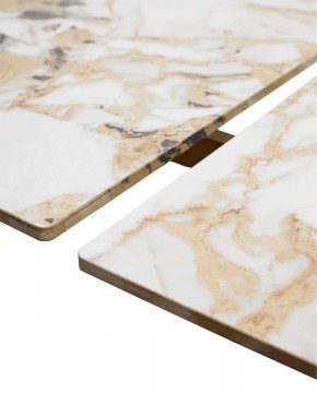 Стол ACERRA NEW 160 GLOSS GRAND JADE SOLID CERAMIC/ каркас цвета шампань, ®DISAUR в Нефтекамске - neftekamsk.mebel24.online | фото 8