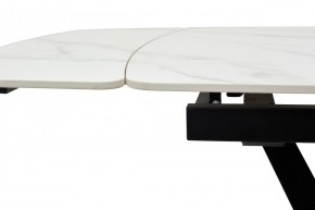 Стол ALATRI 120 MATT WHITE MARBLE SOLID CERAMIC / BLACK, ®DISAUR в Нефтекамске - neftekamsk.mebel24.online | фото 5