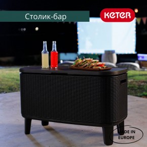 Стол Беви Бар (Bevy Bar Large Cool Bar), графит в Нефтекамске - neftekamsk.mebel24.online | фото 4