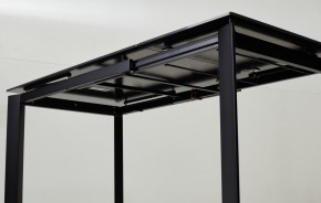 Стол CORNER 120 MATT BLACK MARBLE SOLID CERAMIC / BLACK, ®DISAUR в Нефтекамске - neftekamsk.mebel24.online | фото 2