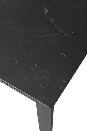 Стол CORNER 120 MATT BLACK MARBLE SOLID CERAMIC / BLACK, ®DISAUR в Нефтекамске - neftekamsk.mebel24.online | фото 5
