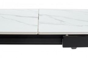 Стол CORNER 120 MATT WHITE MARBLE SOLID CERAMIC / BLACK, ®DISAUR в Нефтекамске - neftekamsk.mebel24.online | фото 8