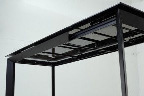 Стол CREMONA 140 KL-99 Белый мрамор матовый, итальянская керамика / черный каркас, ®DISAUR в Нефтекамске - neftekamsk.mebel24.online | фото 13