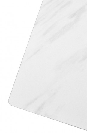 Стол FONDI 180 MARBLES KL-99 Белый мрамор матовый, итальянская керамика/ черный каркас, ®DISAUR в Нефтекамске - neftekamsk.mebel24.online | фото 6