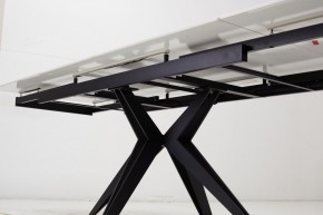 Стол FORIO 160 MATT WHITE MARBLE SOLID CERAMIC / BLACK, ®DISAUR в Нефтекамске - neftekamsk.mebel24.online | фото 4
