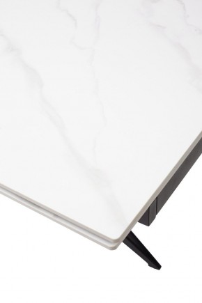 Стол FORIO 160 MATT WHITE MARBLE SOLID CERAMIC / BLACK, ®DISAUR в Нефтекамске - neftekamsk.mebel24.online | фото 9