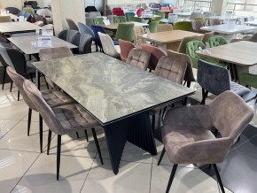 Стол IVAR 180 MARBLES KL-80 Серый мрамор, итальянская керамика, ®DISAUR в Нефтекамске - neftekamsk.mebel24.online | фото 11