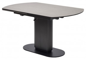 Стол KAI 140 TL-110 поворотная система раскладки, испанская керамика / Темно-серый / Черный, ®DISAUR в Нефтекамске - neftekamsk.mebel24.online | фото 1