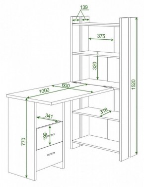 Стол компьютерный Домино Lite СТЛ-ОВ+С100Р в Нефтекамске - neftekamsk.mebel24.online | фото 2