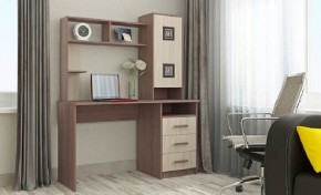 ФАВОРИТ Стол компьютерный (ясень шимо комб.) в Нефтекамске - neftekamsk.mebel24.online | фото