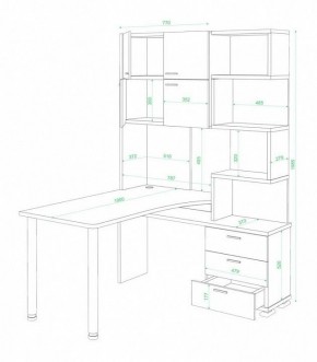 Стол компьютерный Латте СР-500М190 в Нефтекамске - neftekamsk.mebel24.online | фото 3